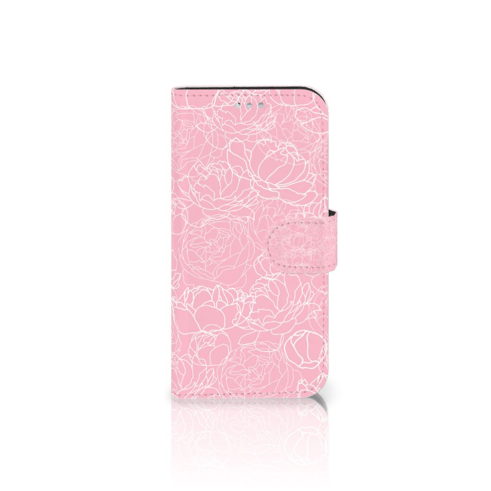 Samsung Galaxy S7 Hoesje White Flowers