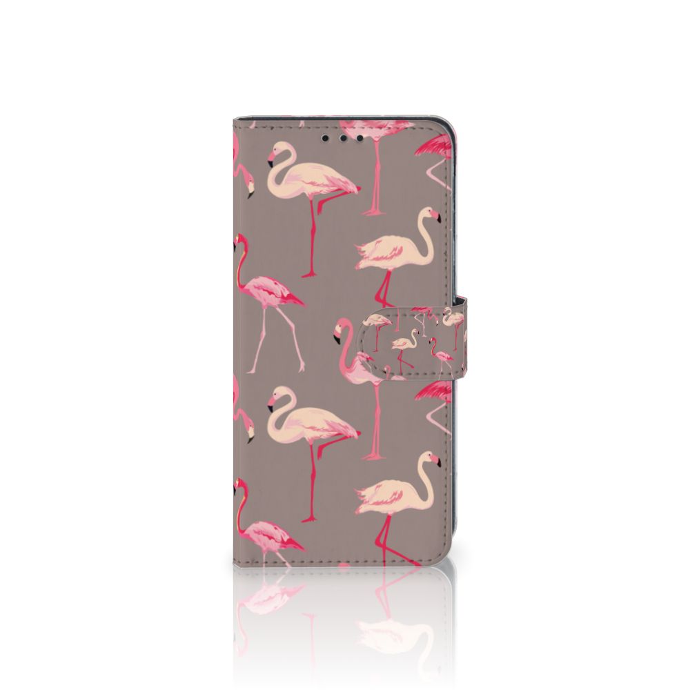 Samsung Galaxy M31 Telefoonhoesje met Pasjes Flamingo
