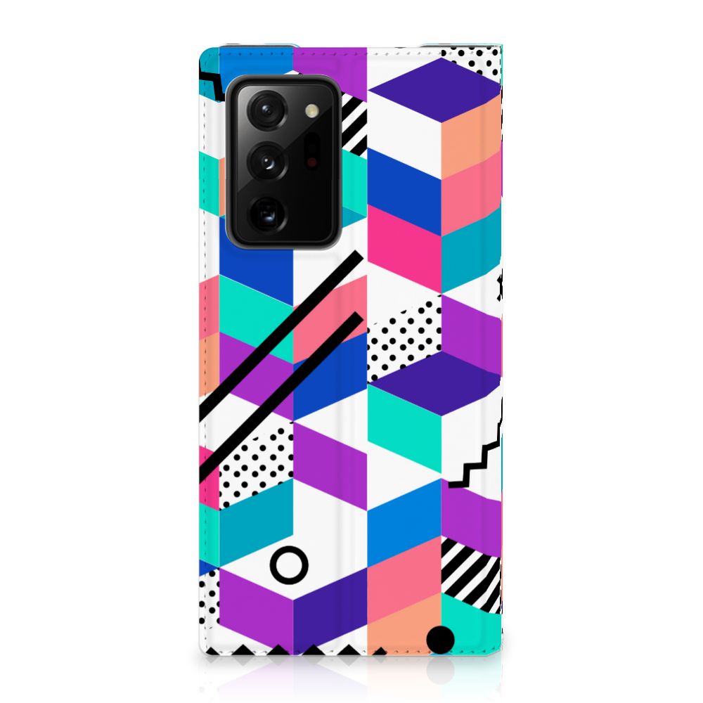 Samsung Galaxy Note 20 Ultra Stand Case Blokken Kleurrijk - B2C Telecom