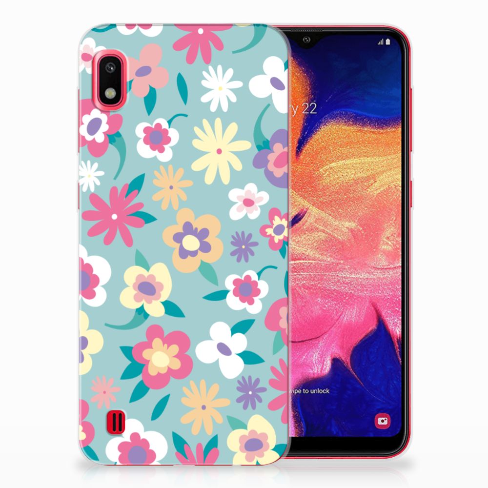 Samsung Galaxy A10 TPU Case Flower Power