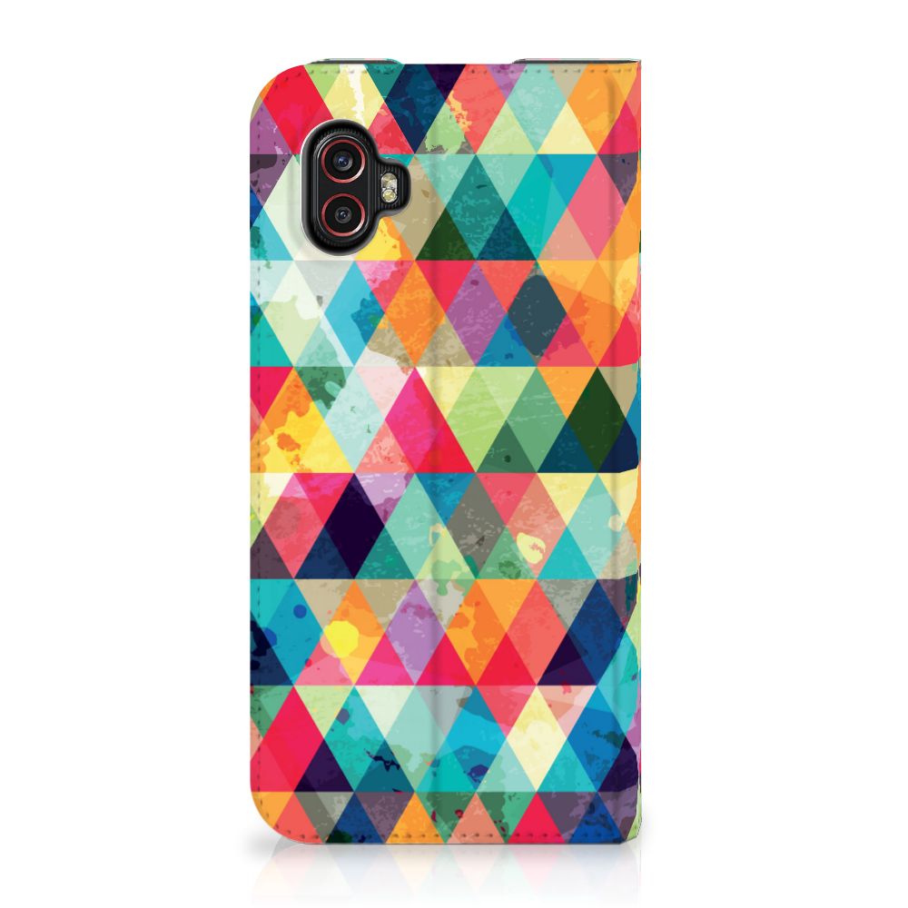 Samsung Galaxy Xcover 6 Pro Hoesje met Magneet Geruit - B2C Telecom