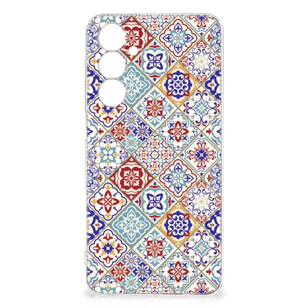 Samsung Galaxy A54 5G TPU Siliconen Hoesje Tiles Color