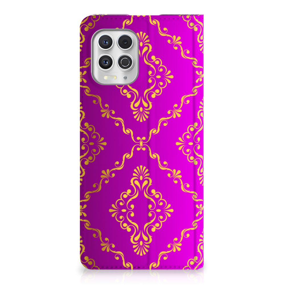 Telefoon Hoesje Motorola Moto G100 Barok Roze - B2C Telecom