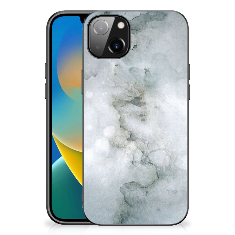 Kleurrijke Telefoonhoesje iPhone 14 Plus Painting Grey