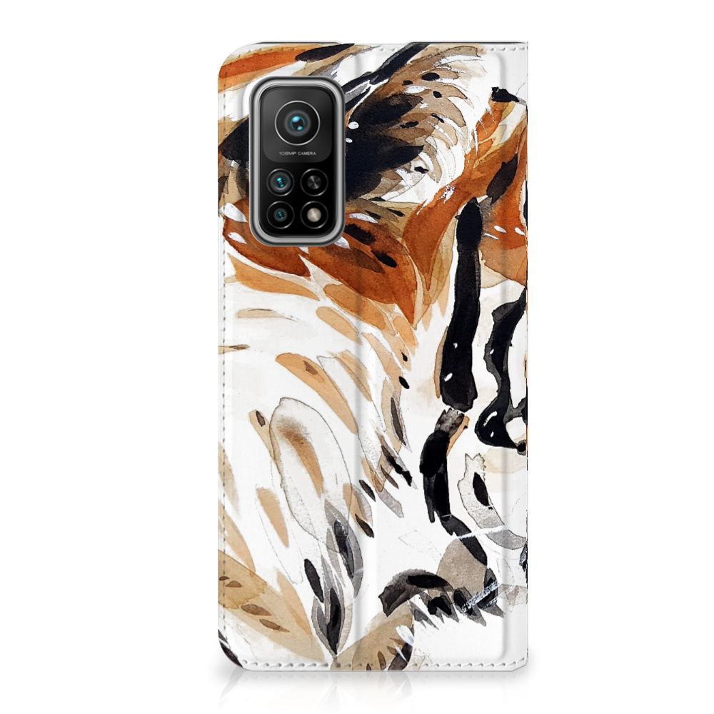 Bookcase Xiaomi Mi 10T | 10T Pro Watercolor Tiger - B2C Telecom