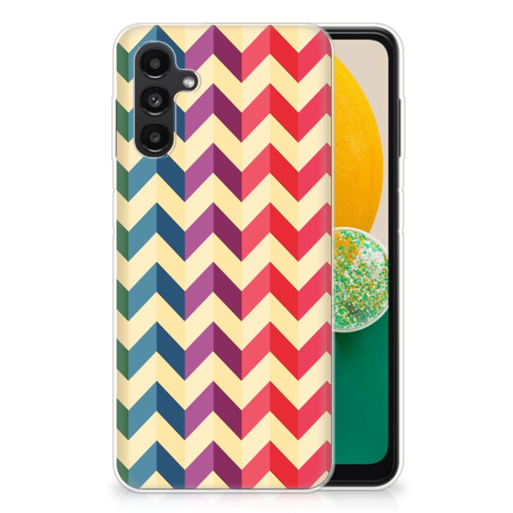 Samsung Galaxy A13 | A04s TPU bumper Zigzag Multi Color