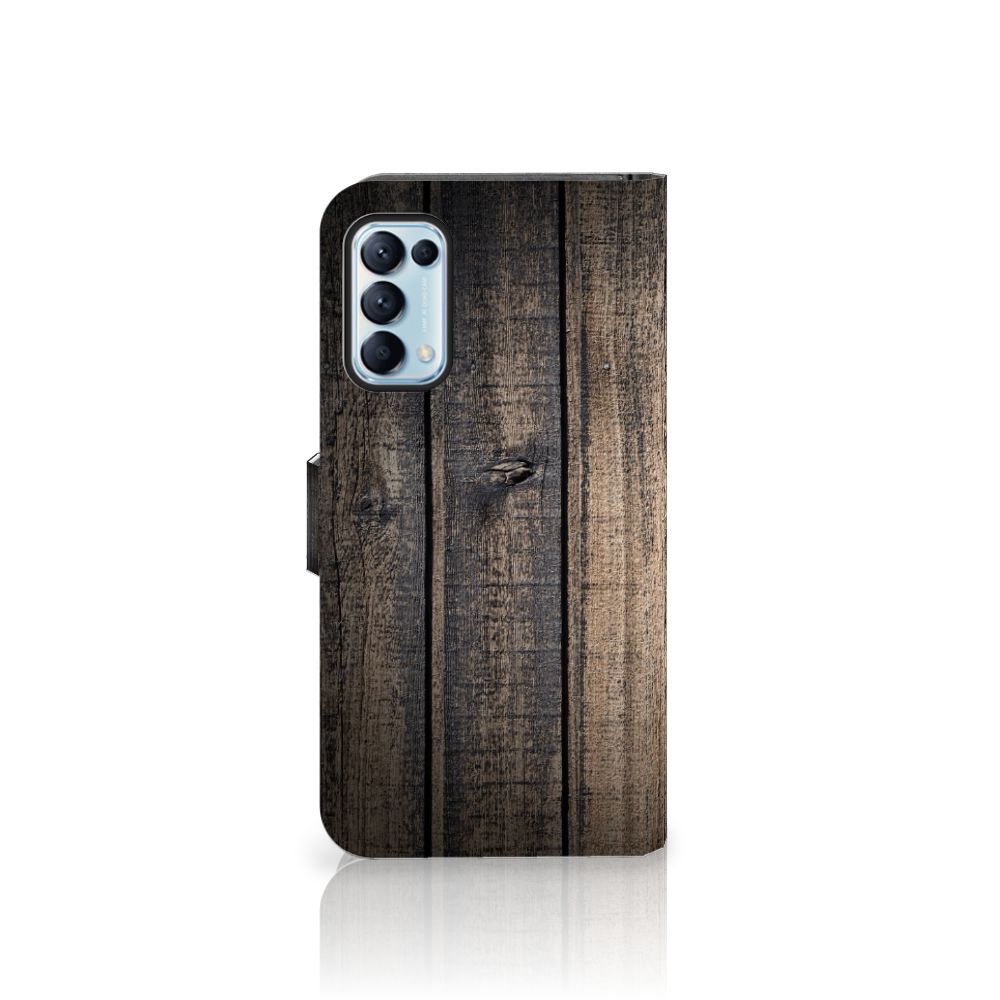 OPPO Find X3 Lite Book Style Case Steigerhout