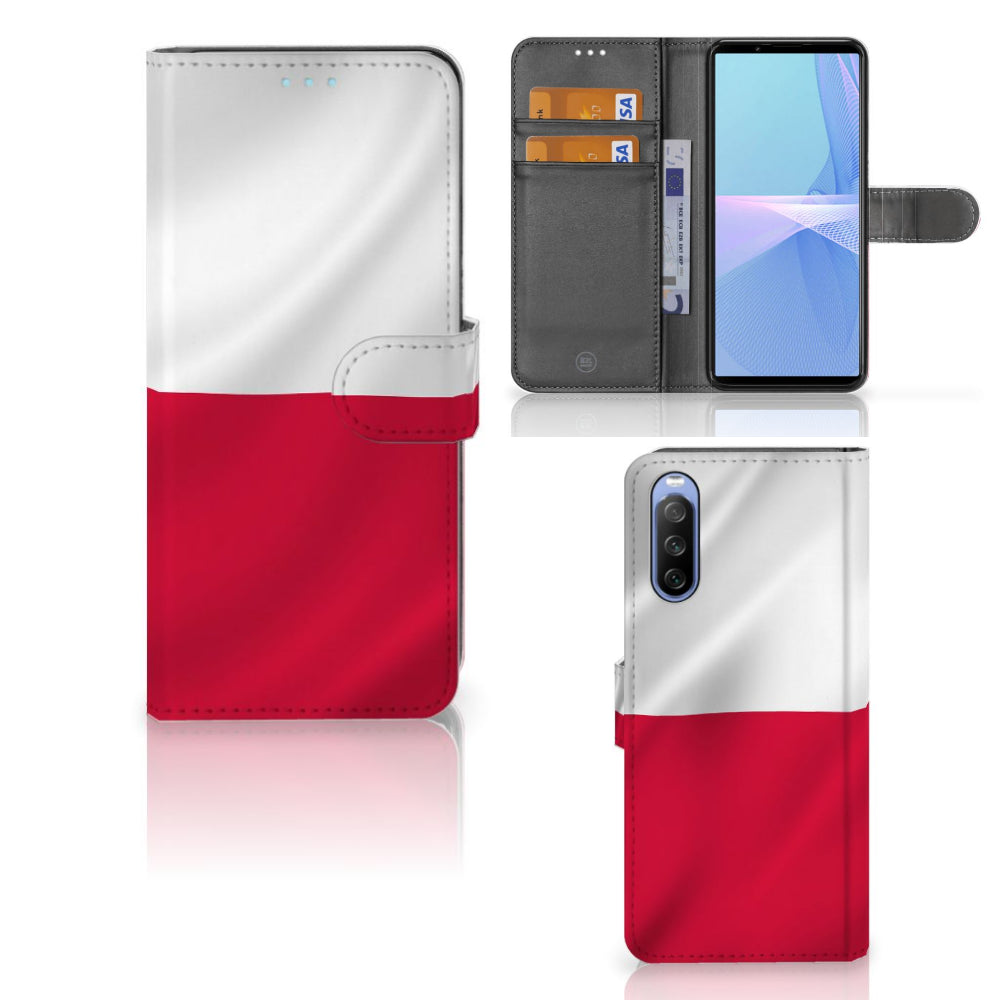 Sony Xperia 10 III Bookstyle Case Polen