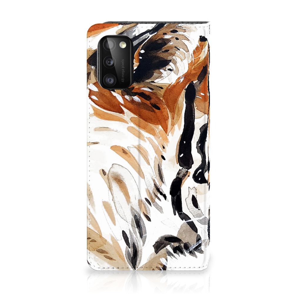 Bookcase Samsung Galaxy A41 Watercolor Tiger - B2C Telecom