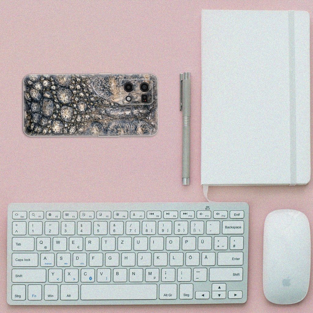 OPPO Reno7 4G TPU Hoesje Krokodillenprint B2C Telecom