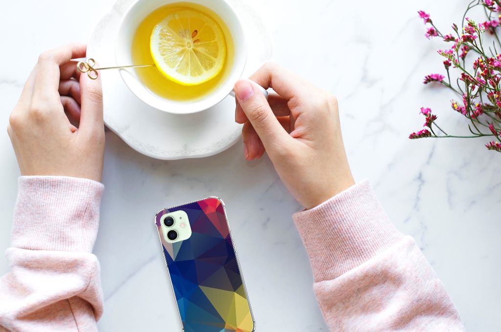 iPhone 12 Mini Shockproof Case Polygon Dark B2C Telecom