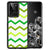 Samsung Galaxy S20 Ultra Bumper Case Zigzag Groen