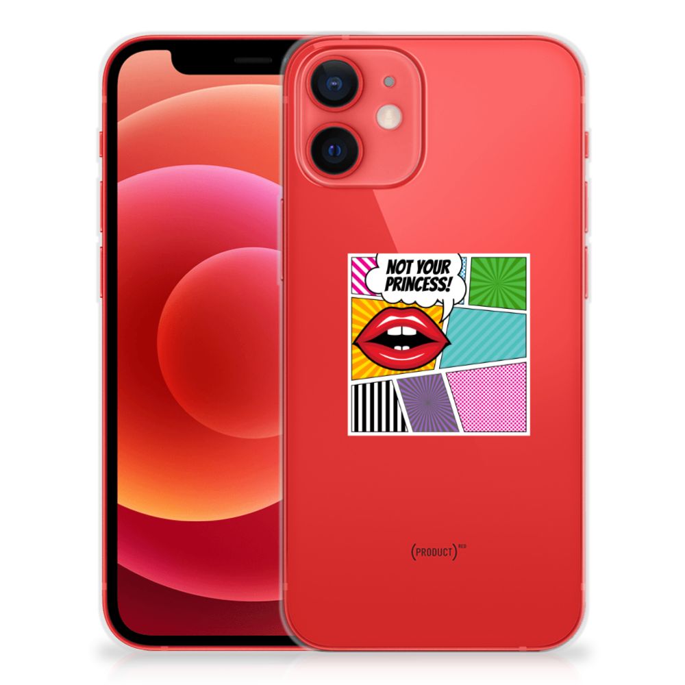 iPhone 12 Mini Silicone Back Cover Popart Princess B2C Telecom