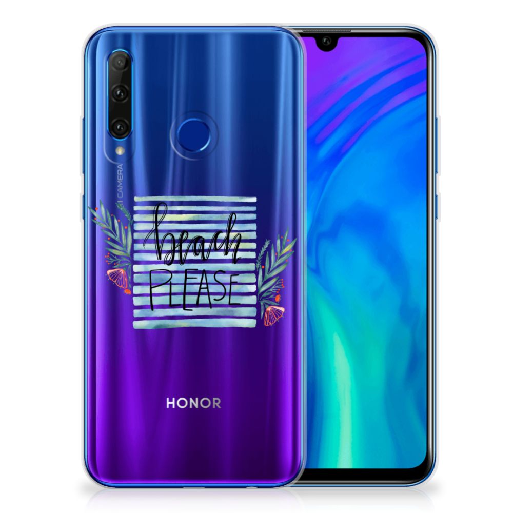 Honor 20 Lite Telefoonhoesje met Naam Boho Beach