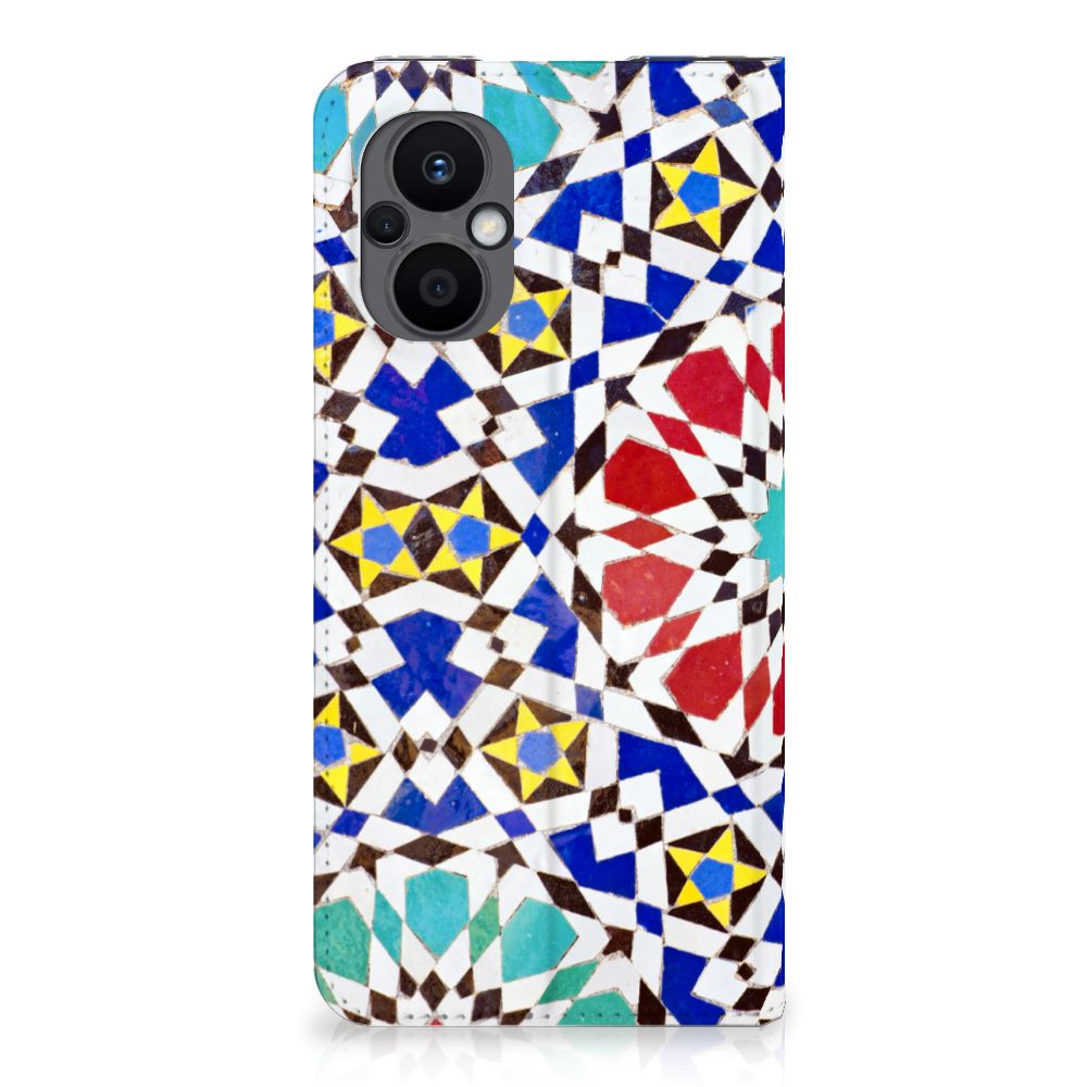 OPPO Reno8 Lite Standcase Mozaïek - B2C Telecom