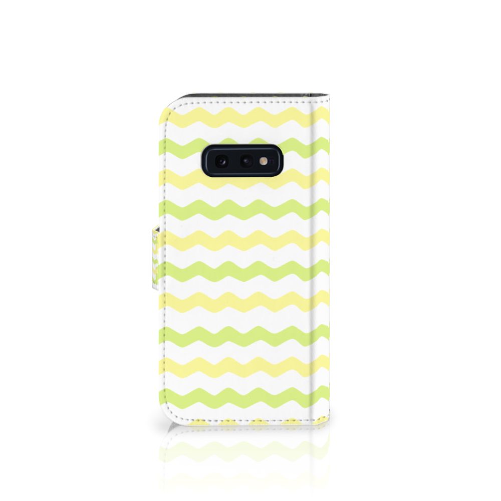 Samsung Galaxy S10e Telefoon Hoesje Waves Yellow