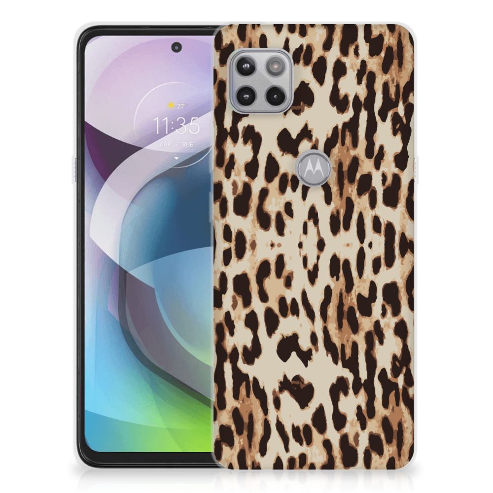 Motorola Moto G 5G TPU Hoesje Leopard B2C Telecom