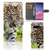 Samsung Galaxy S10 Telefoonhoesje met Pasjes Baby Luipaard