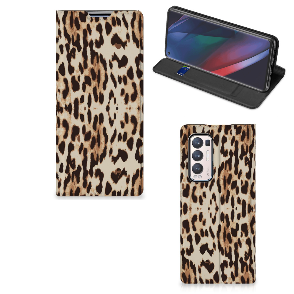 OPPO Find X3 Neo Hoesje maken Leopard - B2C Telecom