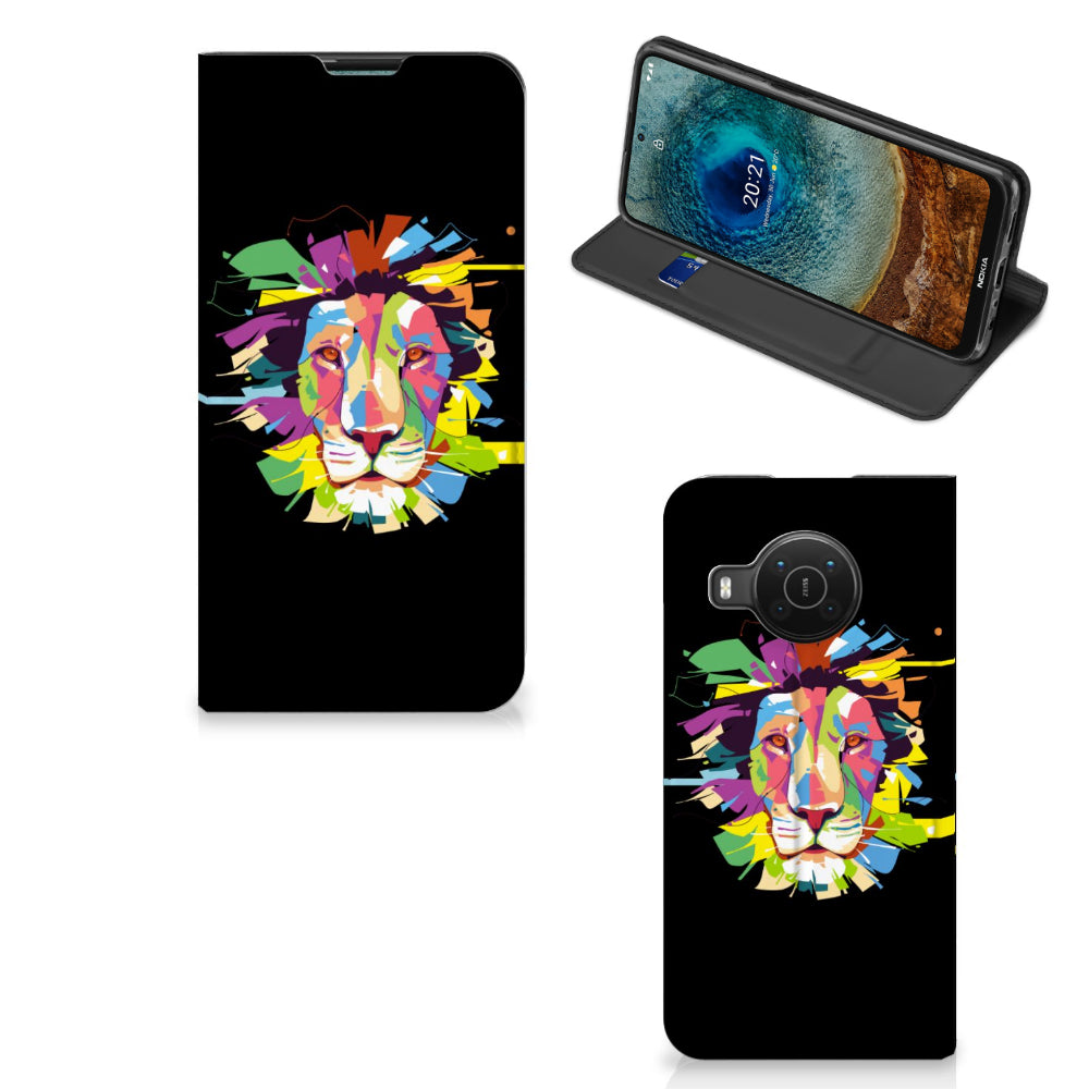 Nokia X20 | X10 Magnet Case Lion Color