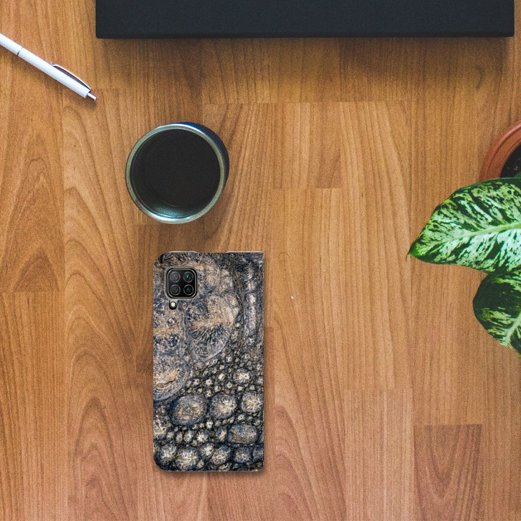Huawei P40 Lite Hoesje maken Krokodillenprint