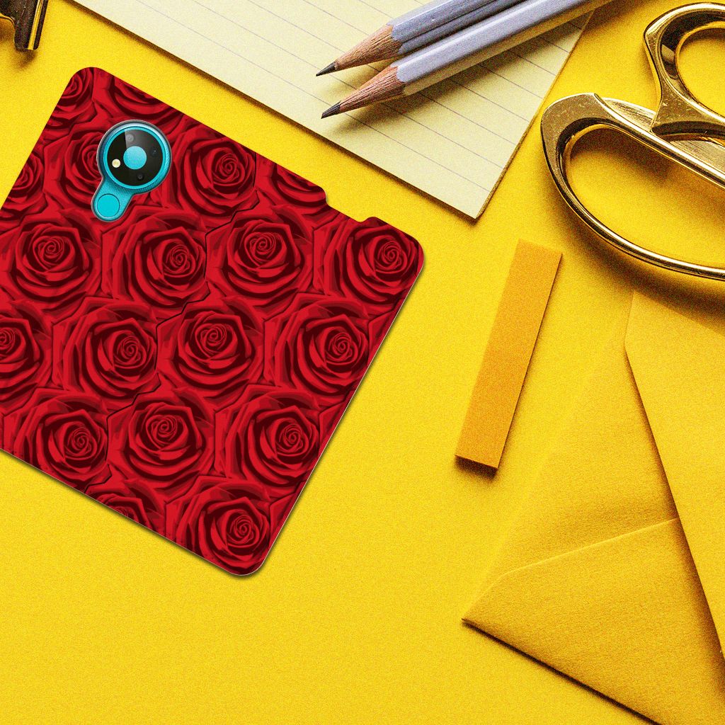 Nokia 3.4 Smart Cover Red Roses - B2C Telecom