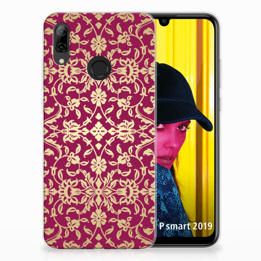 Siliconen Hoesje Huawei P Smart 2019 Barok Pink