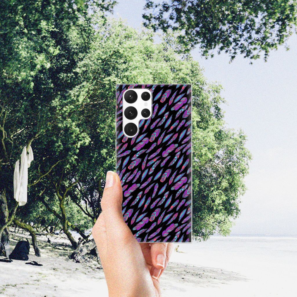 Samsung Galaxy S22 Ultra TPU bumper Feathers Color B2C Telecom
