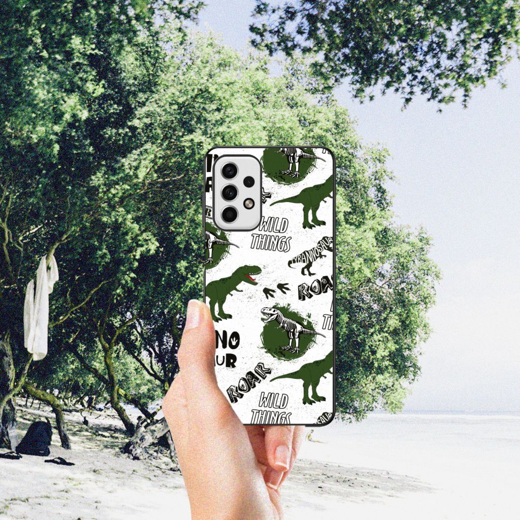 Dierenprint Telefoonhoesje voor Samsung Galaxy A23 Dinosaurus B2C Telecom
