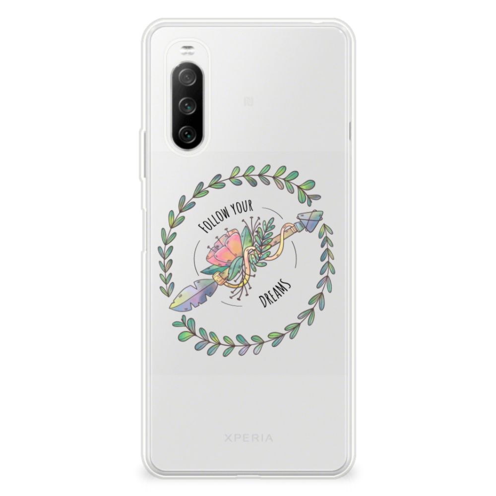 Sony Xperia 10 III Telefoonhoesje met Naam Boho Dreams B2C Telecom