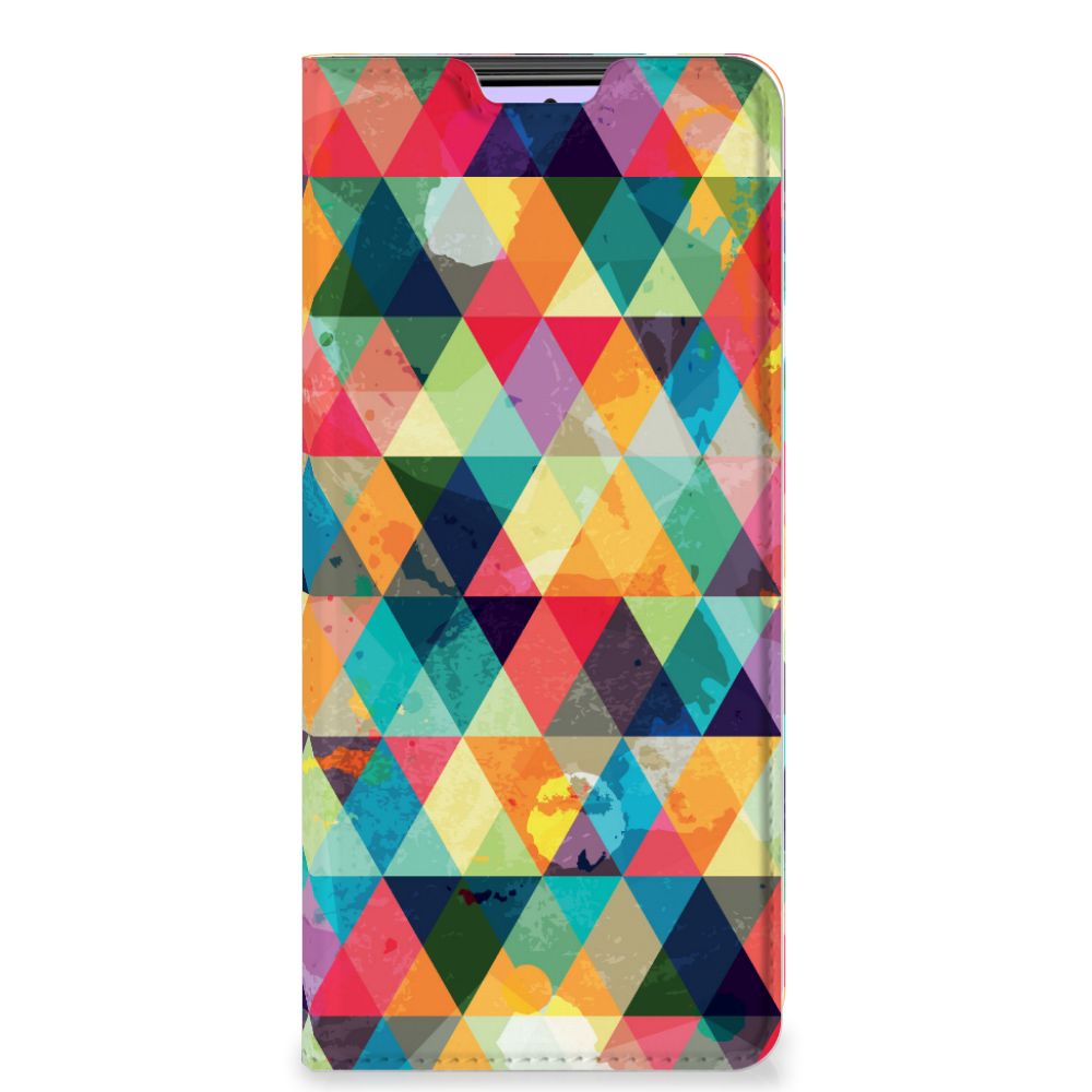 Xiaomi Redmi Note 10 Pro Hoesje met Magneet Geruit - B2C Telecom