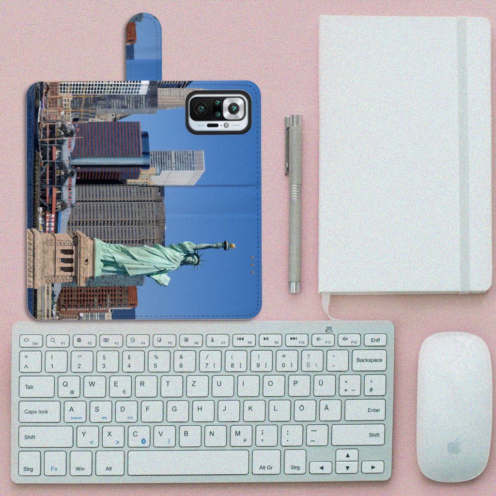 Xiaomi Redmi Note 10 Pro Flip Cover Vrijheidsbeeld