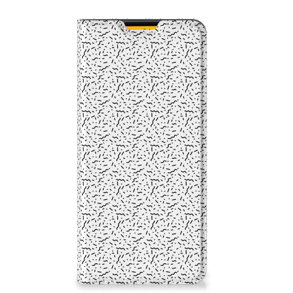 Samsung Galaxy M52 Hoesje met Magneet Stripes Dots - B2C Telecom