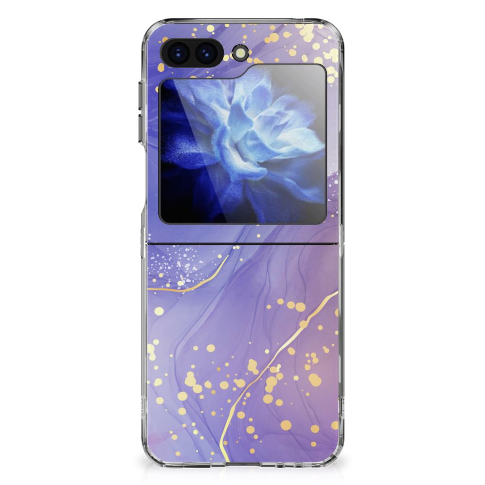 Hoesje maken voor Samsung Galaxy Z Flip 6 Watercolor Paars