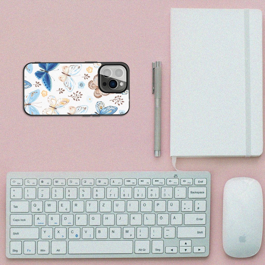 Dierenprint Telefoonhoesje voor iPhone 13 Pro Vlinder B2C Telecom