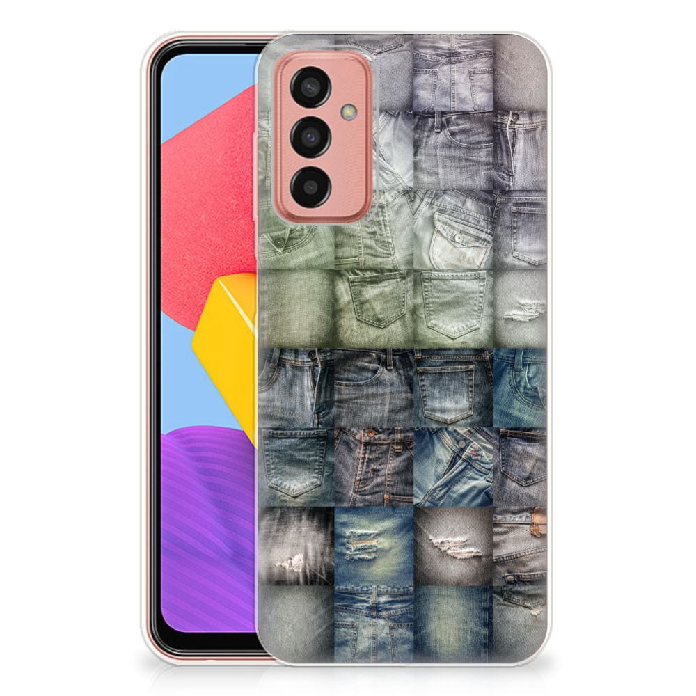 Silicone Back Cover Samsung Galaxy M13 | M23 Spijkerbroeken B2C Telecom