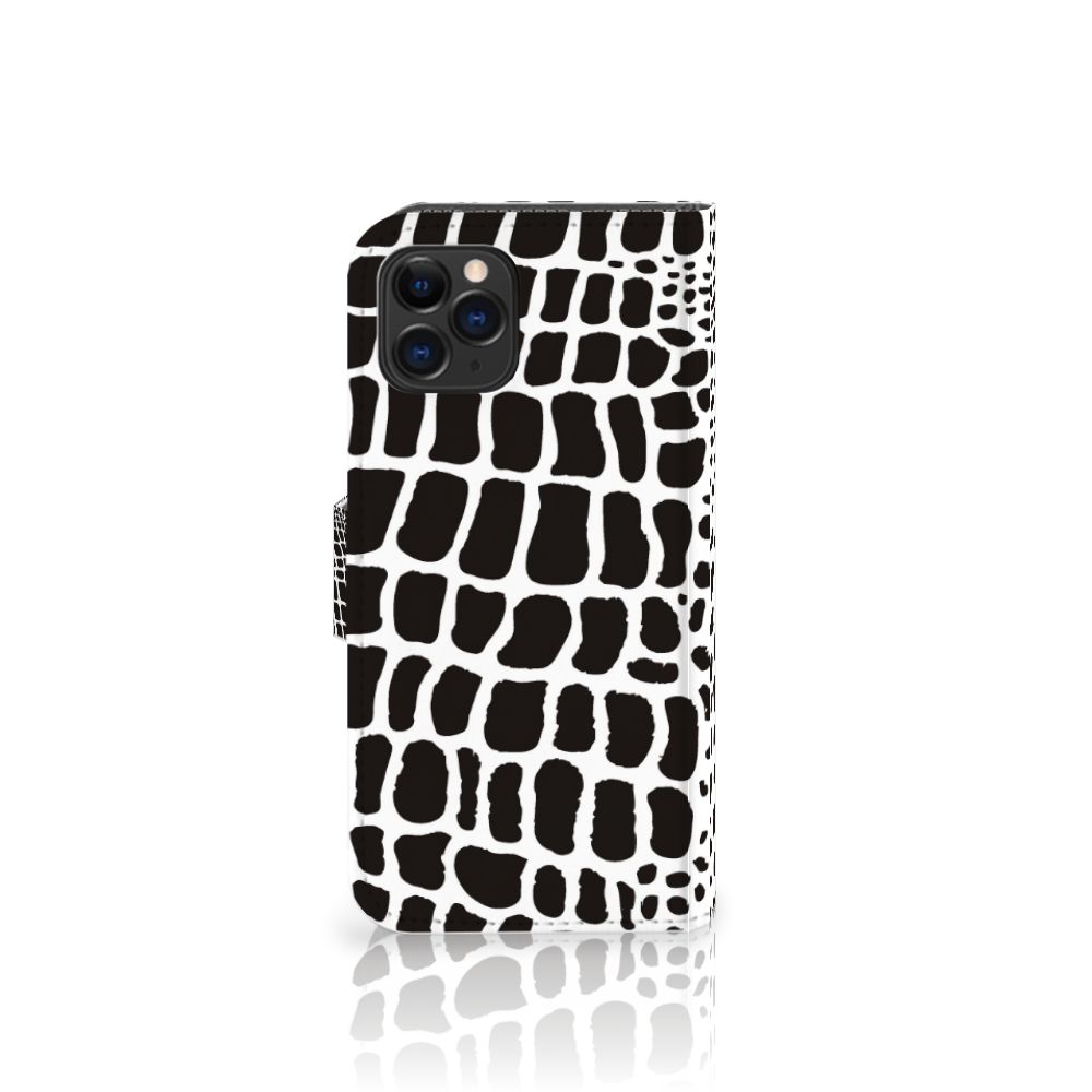 Apple iPhone 11 Pro Telefoonhoesje met Pasjes Slangenprint