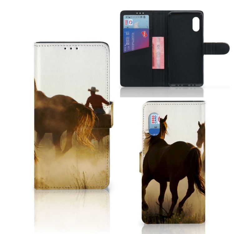 Samsung Xcover Pro Telefoonhoesje met Pasjes Design Cowboy