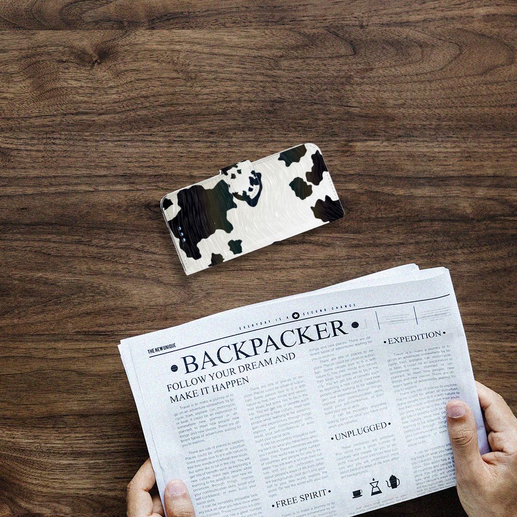 Samsung Galaxy S9 Telefoonhoesje met Pasjes Koeienvlekken
