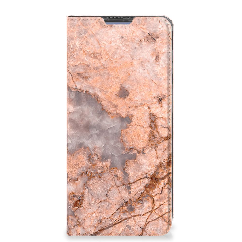 Poco X4 Pro 5G Standcase Marmer Oranje - B2C Telecom