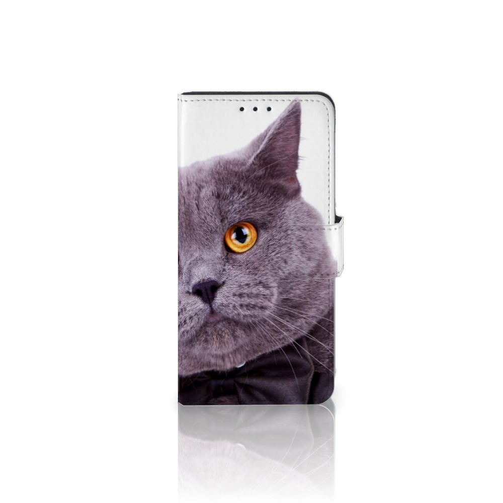 Huawei P40 Telefoonhoesje met Pasjes Kat