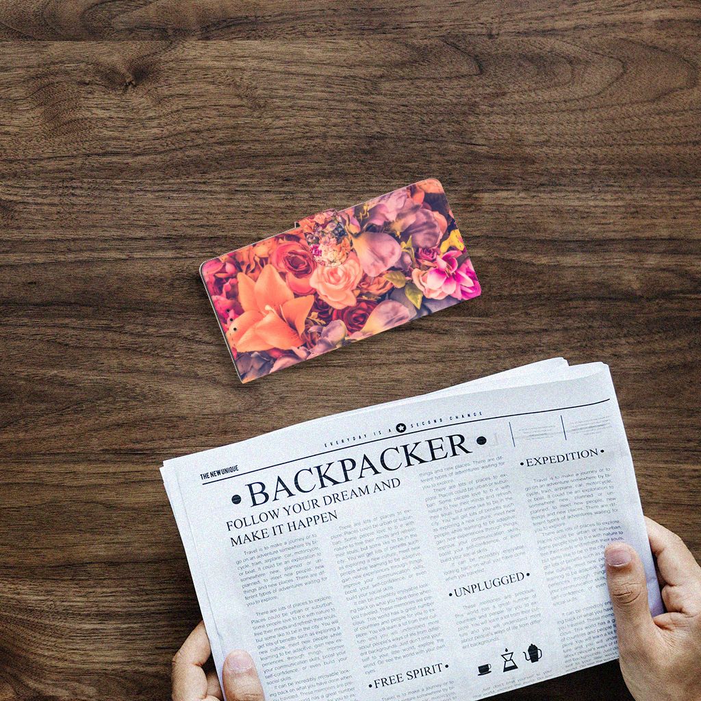 Samsung Galaxy A02s | M02s Hoesje Bosje Bloemen