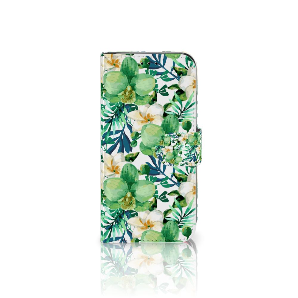 Apple iPhone X | Xs Hoesje Orchidee Groen