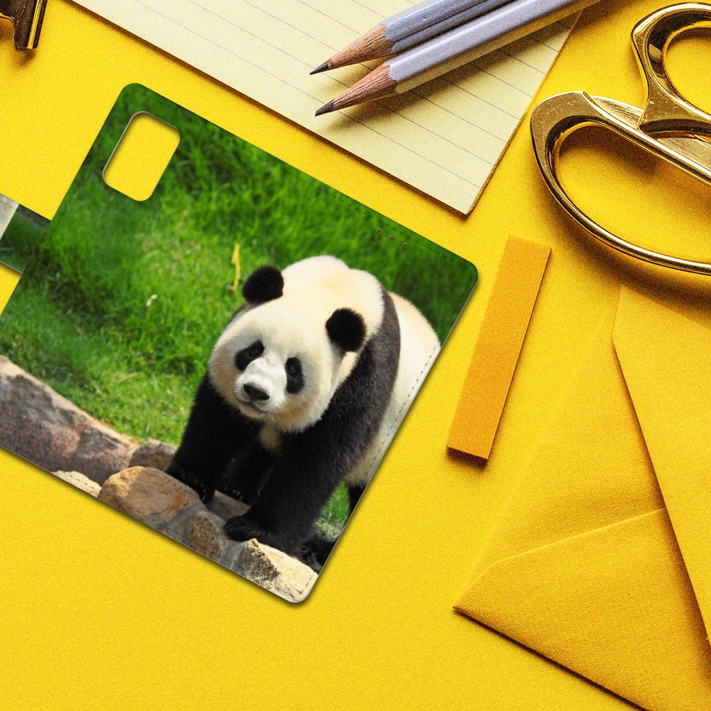 Samsung Galaxy A02s | M02s Telefoonhoesje met Pasjes Panda