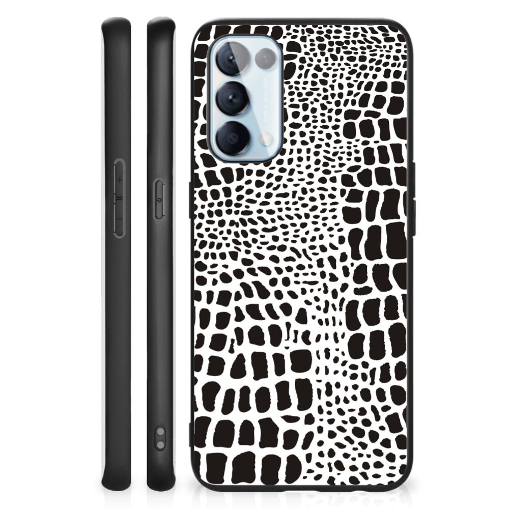OPPO Reno5 5G | Find X3 Lite Dierenprint Telefoonhoesje Slangenprint B2C Telecom