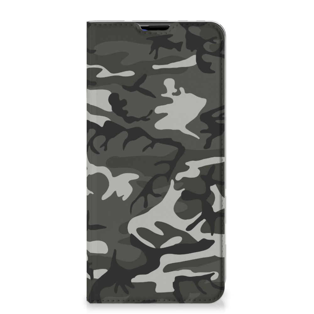 Samsung Galaxy A20s Hoesje met Magneet Army Light - B2C Telecom