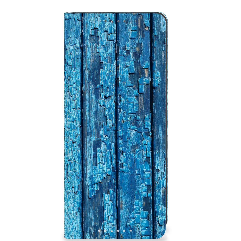 Sony Xperia 5 V Book Wallet Case Wood Blue