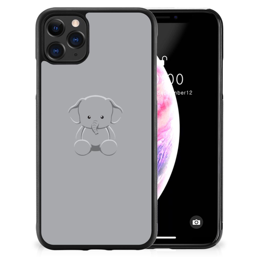 Apple iPhone 11 Pro Max Bumper Hoesje Grijs Baby Olifant B2C Telecom