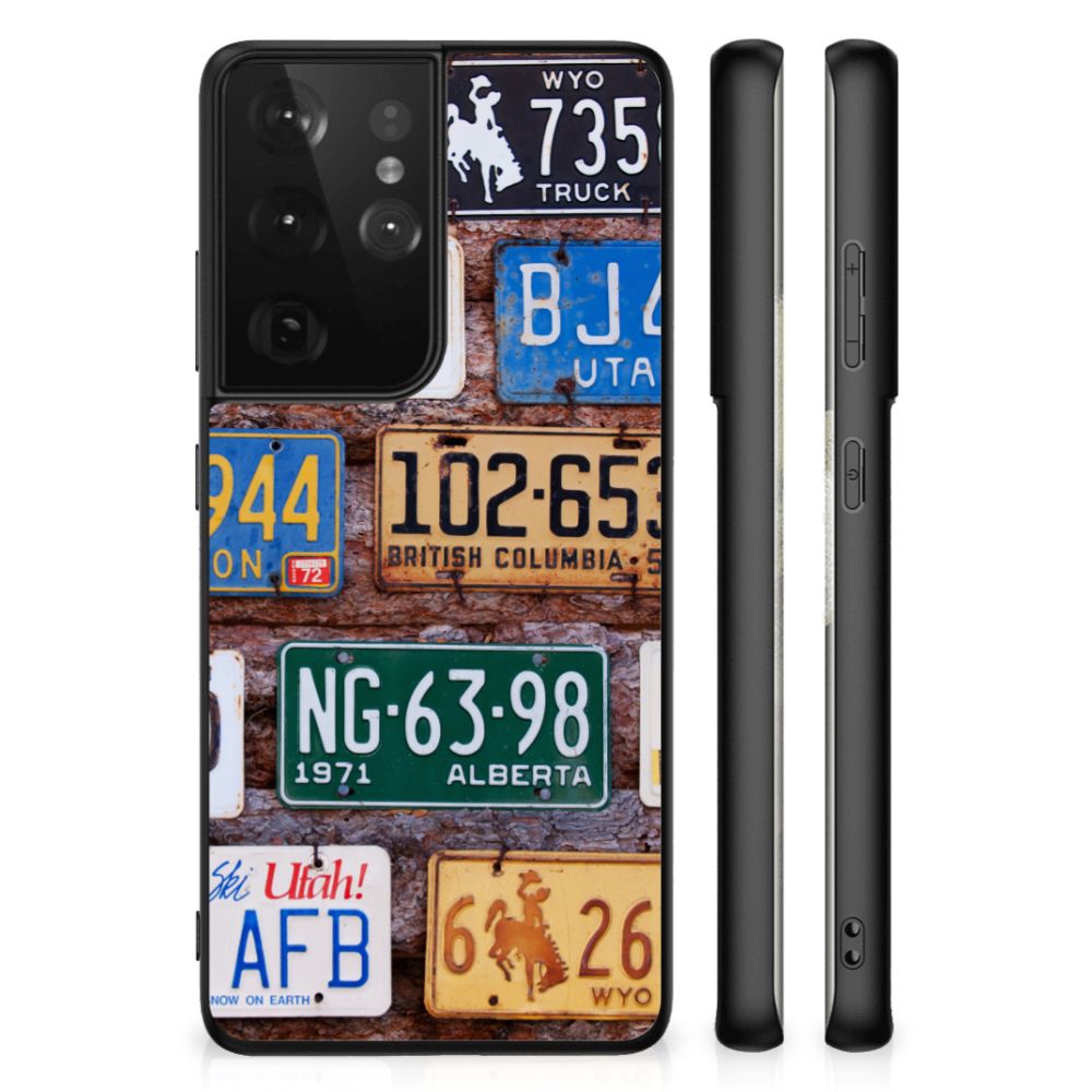 Samsung Galaxy S21 Ultra Silicone Back Case Kentekenplaten B2C Telecom
