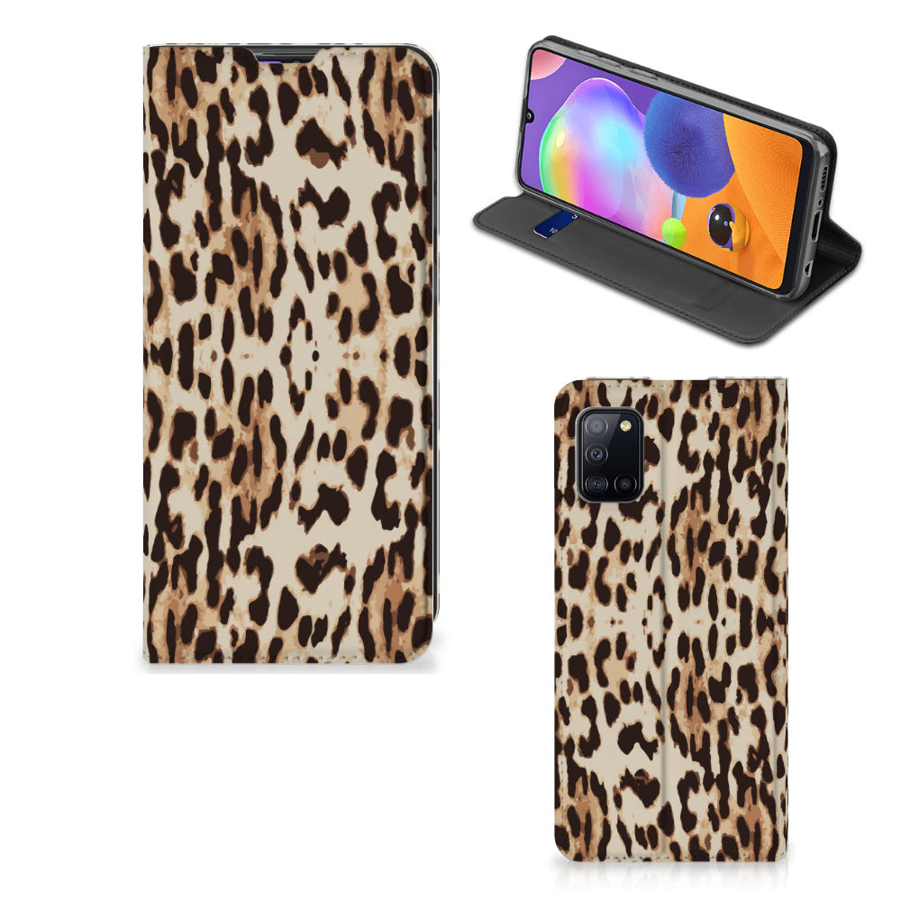 Samsung Galaxy A31 Hoesje maken Leopard